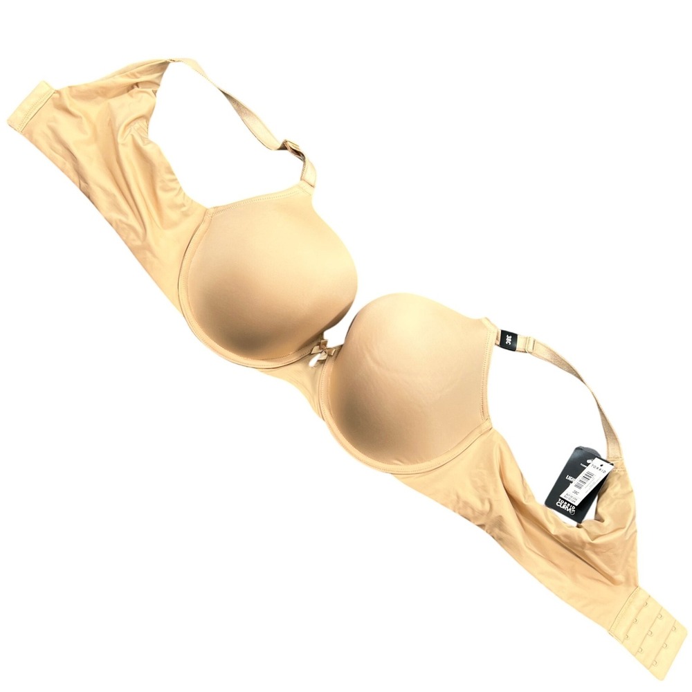 T-Shirt Bra Torrid Curve 38C Lightly Lined 360 Back Smoothing Warm Sand Tan